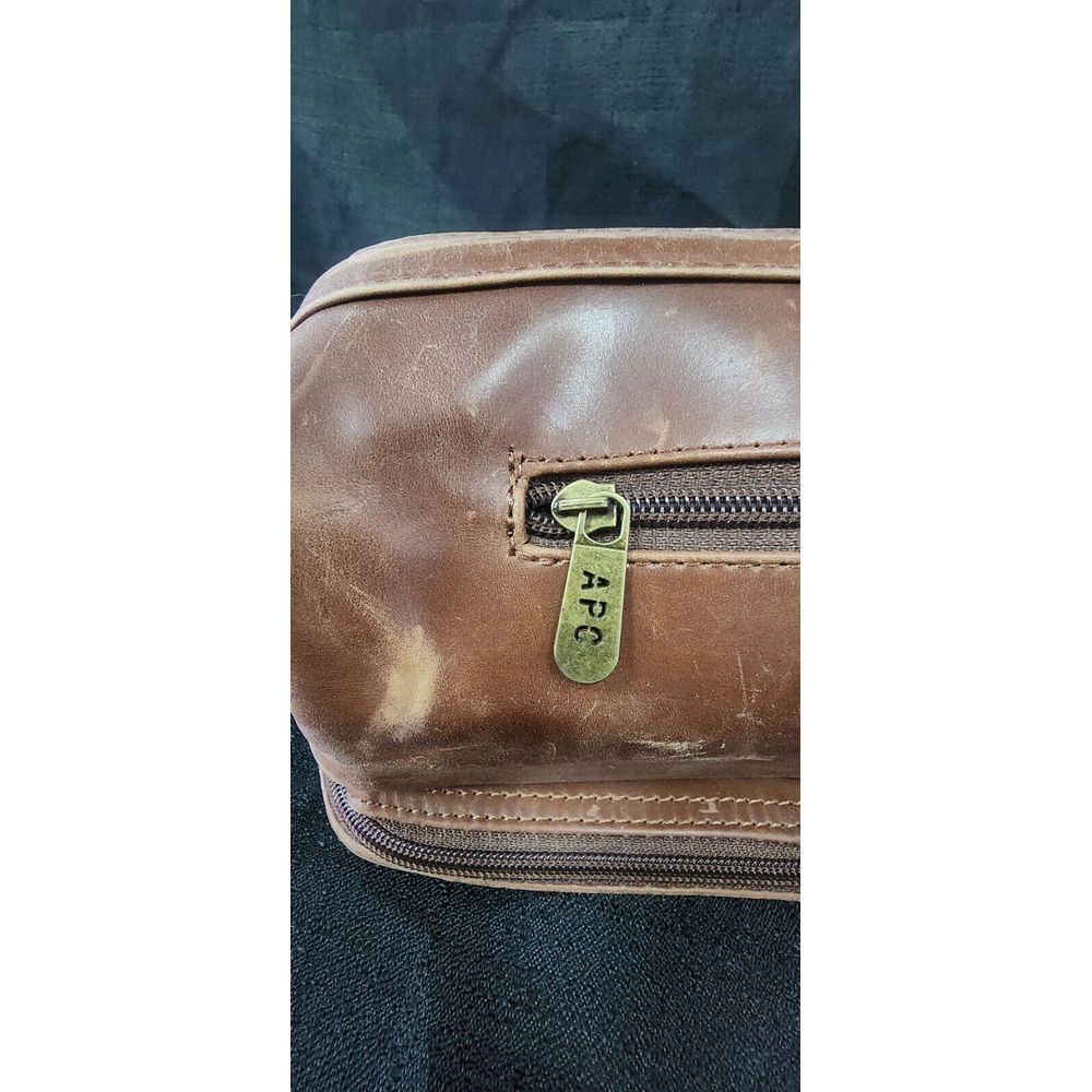 Ameri Leather Toiletry Travel‎ Bag Brown - image 2